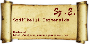 Székelyi Eszmeralda névjegykártya